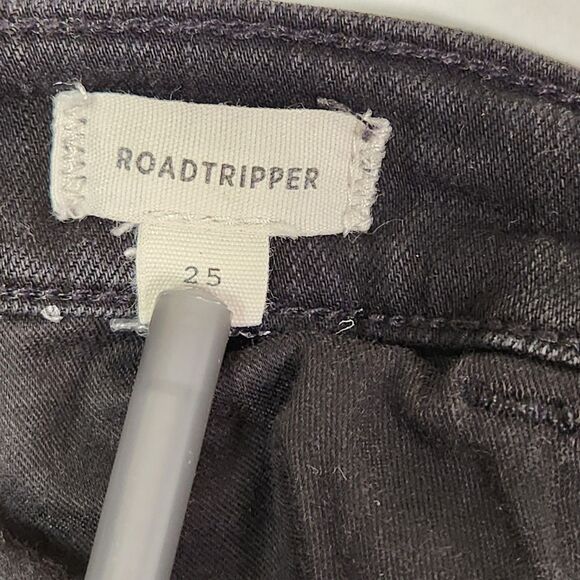 Madewell Roadtripper Bennet Black Skinny Jeans Women's Size 25 - Picture 4 of 8